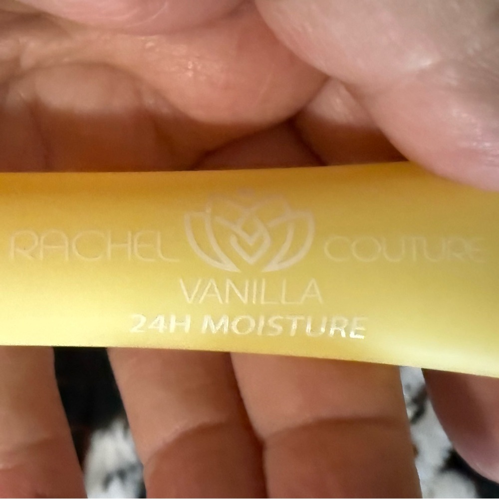 Rachel Couture Vanilla Lip Balm - Yellow